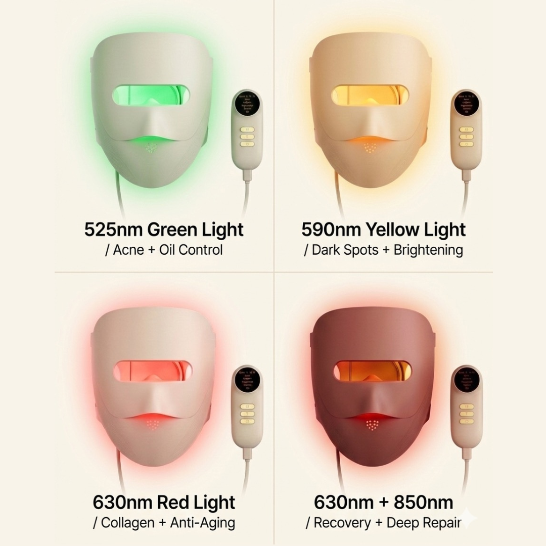 GLOW+ Red Light Therapy Face Mask